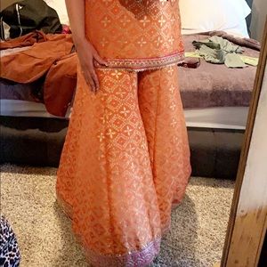 Rape Benarsi Sharara with Dupatta